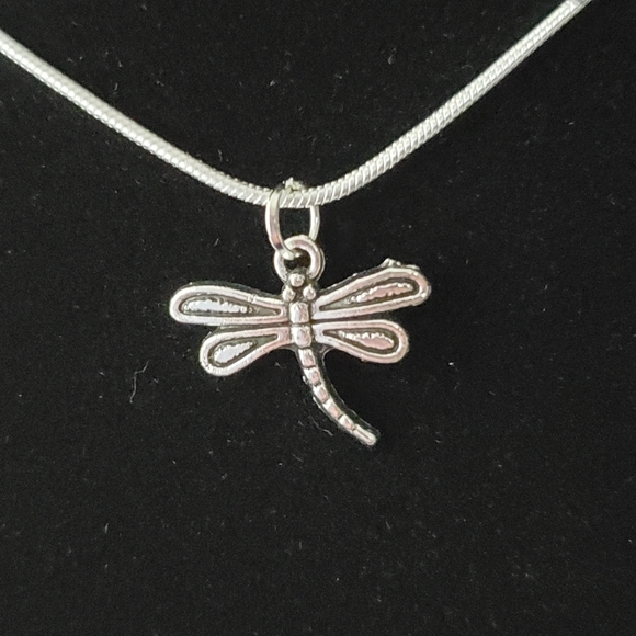 Dragonfly  18" \ .925 Sterling Silver Neck… - Picture 1 of 2